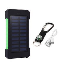 Solar Powered USB Battery Bank - Backup Power