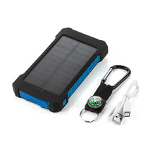 Solar Powered USB Battery Bank - Backup Power