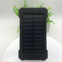 Solar Powered USB Battery Bank - Backup Power