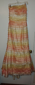 Alyce Pastel Ruffled Prom Dress - Size 4