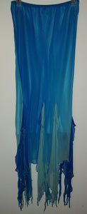 Cache Gradient Floor Length Silk Skirt - Size Small