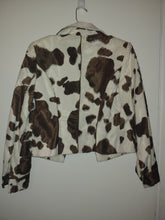 Roccobarocco Italian Cow Pattern Coat - USA Size 8