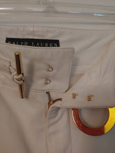 Ralph Lauren Radiant White Leather Pants - Size 2