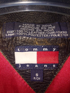Tommy Jeans Vintage Leather Jacket - Size S